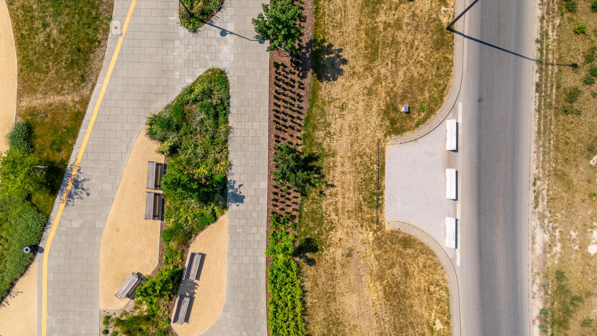 Park nad Południową Obwodnicą Warszawy w Warszawie