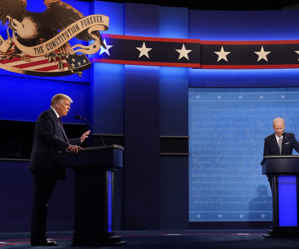 Debata prezydencka Joe Biden i Donald Trump