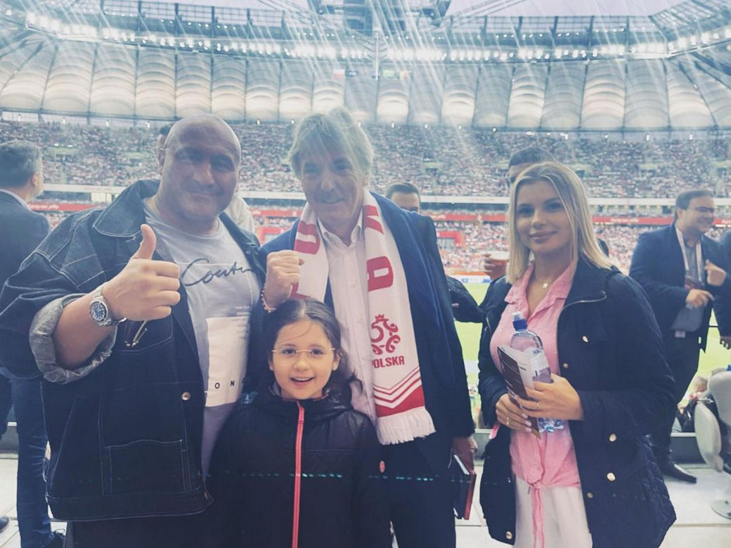 Gwiazdy na meczu Polska - Belgia