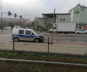 Zderzenie radiowozu z BMW w Krakowie