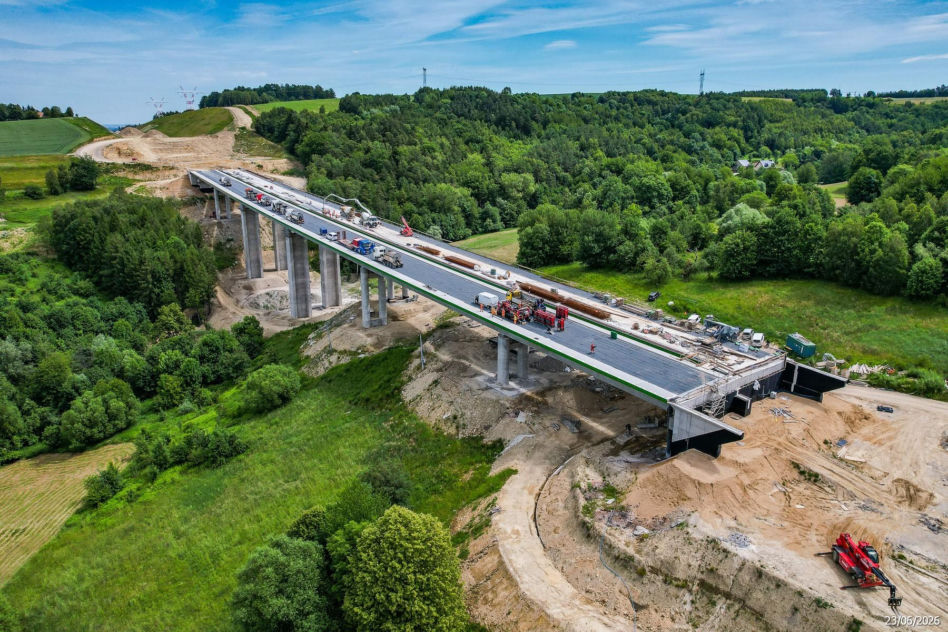 Budowa S19 - Babica Jawornik z najwyższą estakadą w Polsce