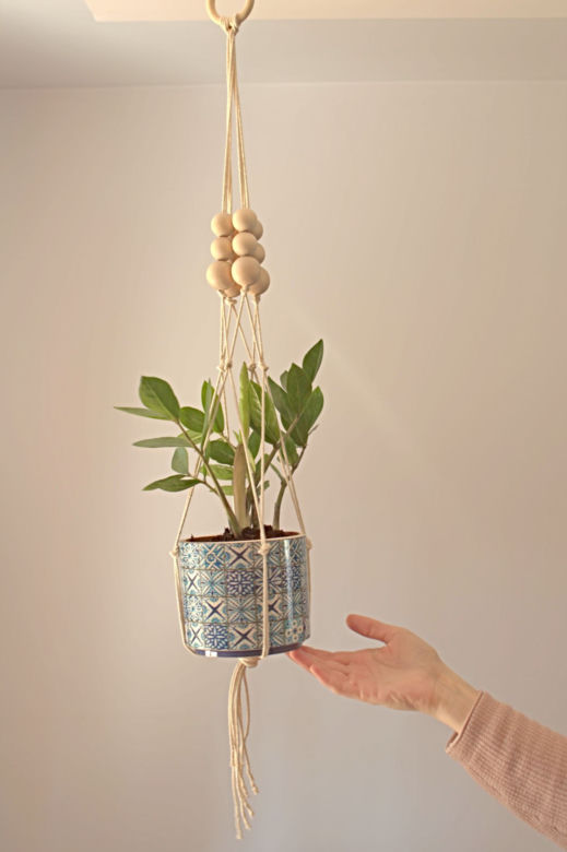 Kwietnik makrama DIY