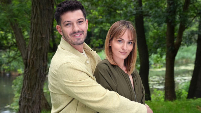 Barwy szczęścia, odc. 3285. Justin (Jasper Sołtysiewicz), Ola (Michalina Robakiewicz)