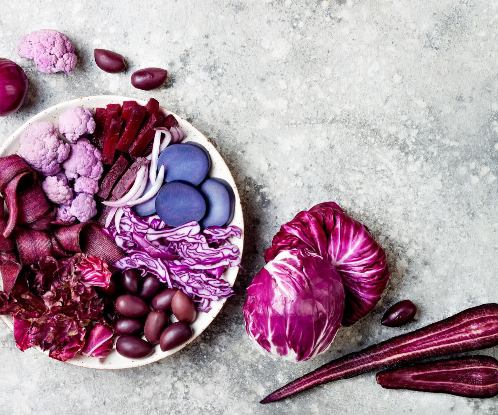 Purpurowy puchar zdrowia, czyli purple healthy bowl jak z restauracji  Roberta Lewandowskiego Nine's 