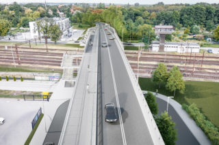 Nowy wiadukt na ul Pomorskiej