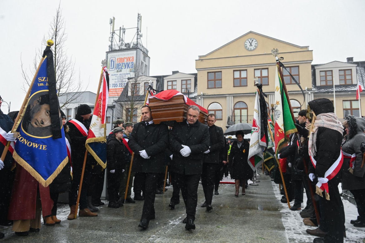 Pogrzeb burmistrza Mszczonowa Józefa Grzegorza Kurka 