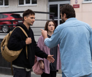 Barwy szczęścia odc. 2580: Luiza (Julia Zielińska), Aro (Martin Bogdan), Damian Wójcik (Michał Lesień)