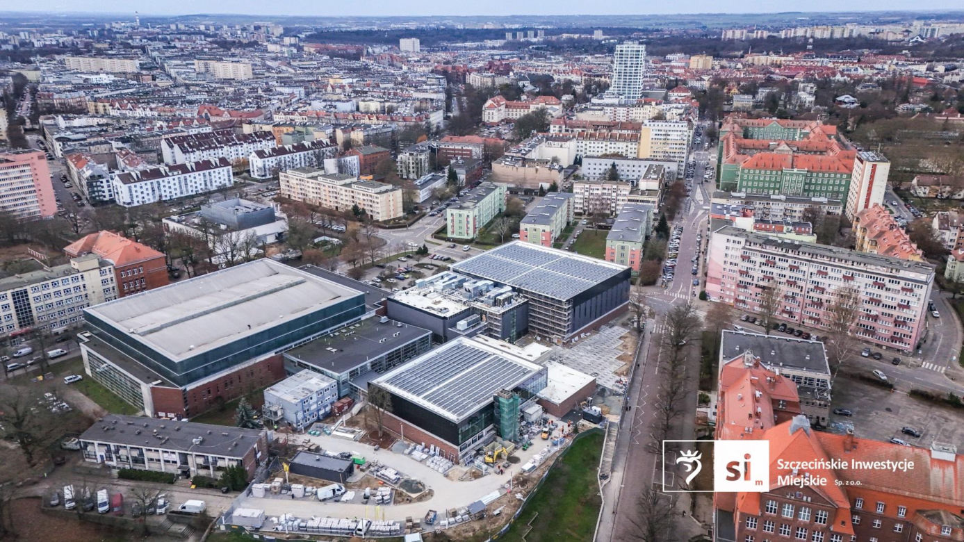 Budowa Szczecińskiego Domu Sportu - grudzień 2025