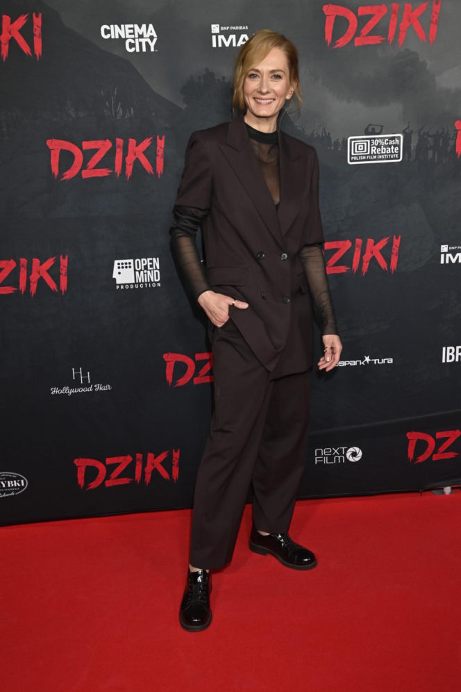 Anita Sokołowska zmieniła kolor włosów. Tak zaprezentowała się na przedpremierze filmu "Dziki"