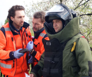 Na sygnale 3 sezon odc. 65. Piotr (Dariusz Wieteska), Wiktor Banach (Wojciech Kuliński)