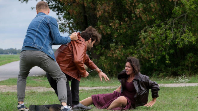 M jak miłość odc. 1906. Agnes (Amanda Mincewicz), Martin (Paweł Izdebski), Paweł (Rafał Mroczek)