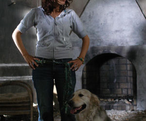 Ranczo odcinek 1. Pies Hot Dog, Lucy (Ilona Ostrowska) - sierpień 2005 r.