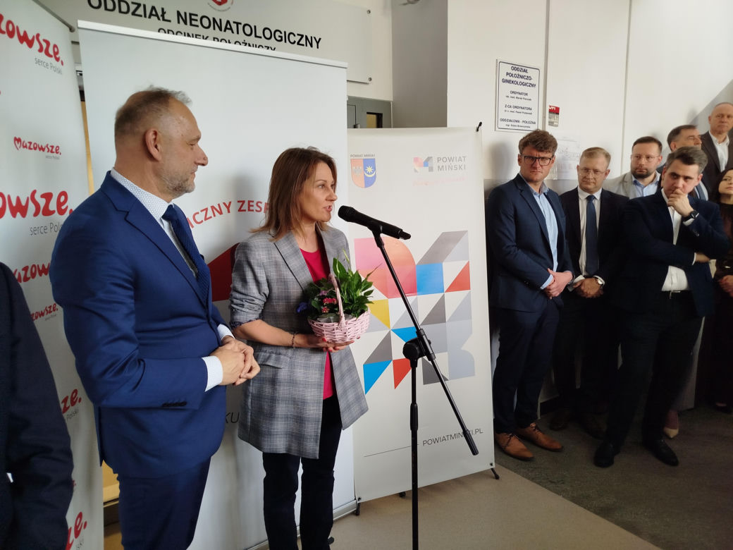 Odnowiony oddział noworodkowy wraz z częścią położniczą w mińskim szpitalu zapewni ciężarnym, rodzącym i maluchom nowoczesne warunki