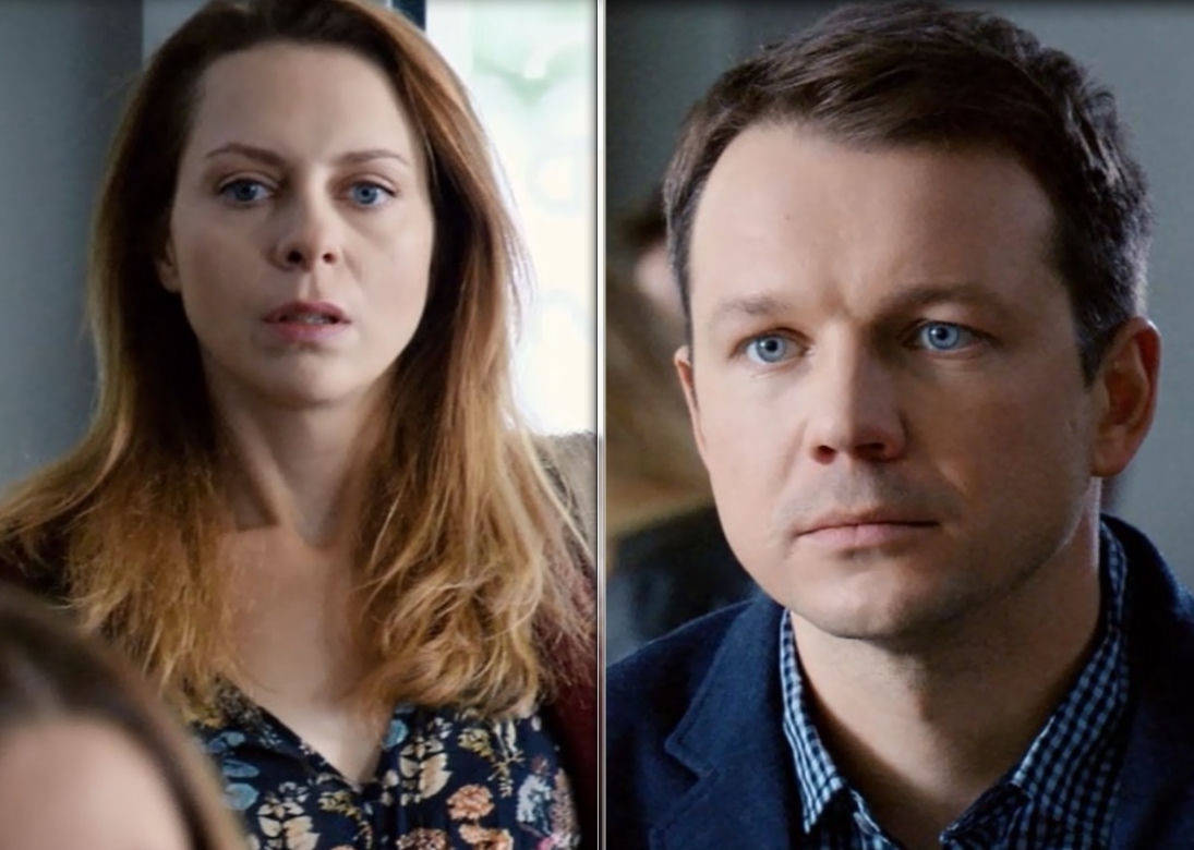 Przyjaciółki 6 sezon odc. 73. Magda (Karina Seweryn), Wojtek (Lesław Żurek)
