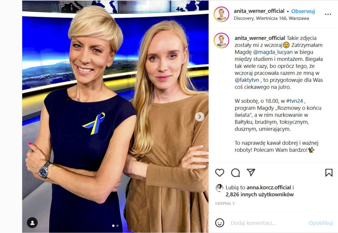 Anita Werner świętuje 25-lecie TVN