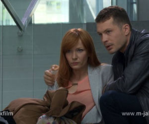 M jak miłość odc. 1158. Agnieszka (Magdalena Walach), Tomek (Andrzej Młynarczyk)
