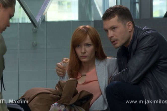 M jak miłość odc. 1158. Agnieszka (Magdalena Walach), Tomek (Andrzej Młynarczyk)
