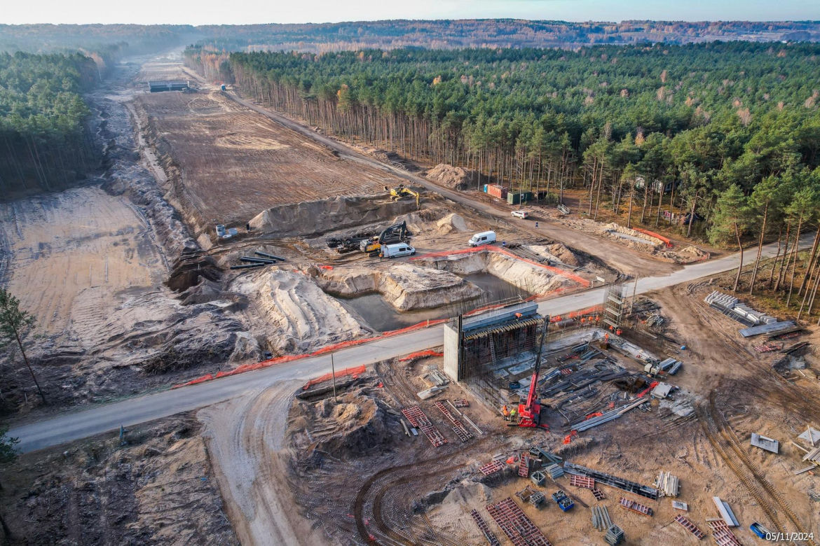 Nowy most na  Bugu w ciągu S19