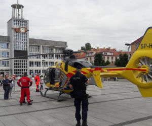 W centrum Koszalina zasłabł starszy mężczyzna