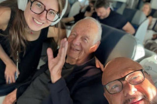 93 lata i taka forma?! Tata Gąsowskiego wrócił z USA. Co za widok!