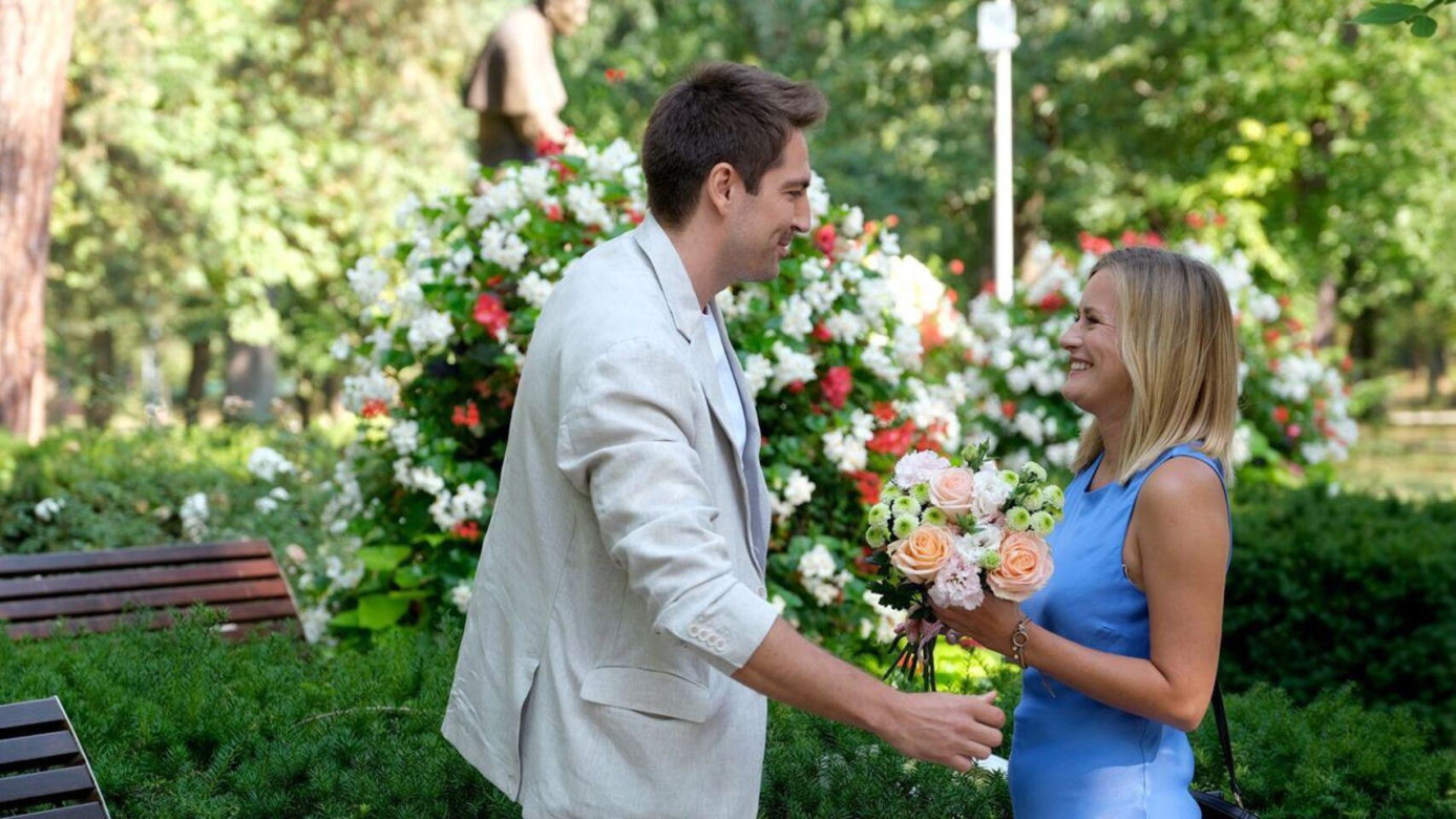 M jak miłość odc. 1834. Dima (Michaił Pszeniczny), Julia (Marta Chodorowska)
