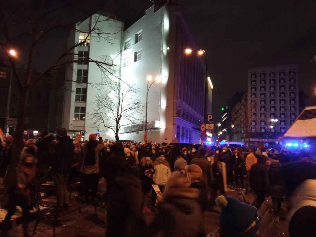 Strajk kobiet w Warszawie (29.01.2021)