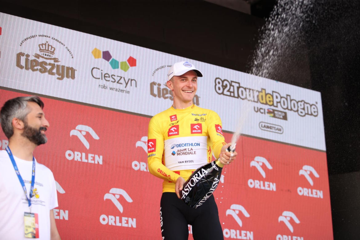 Finał IV etapu Tour de Pologne w Cieszynie. Mieszkańcy kibicowali kolarzom