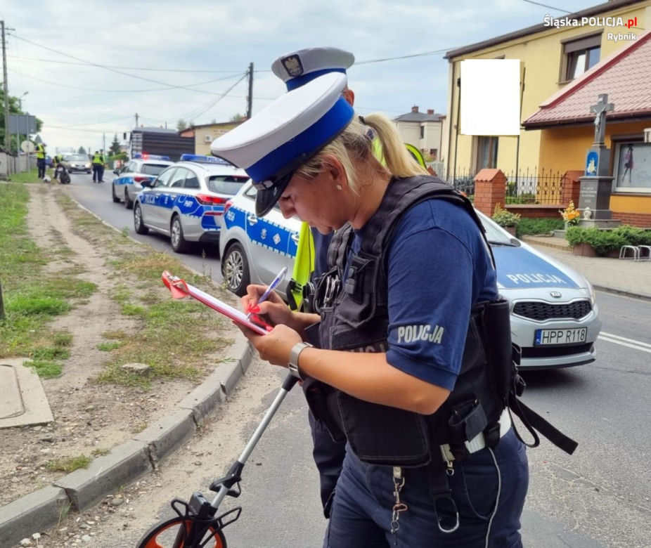 Wypadek w Świerklanach