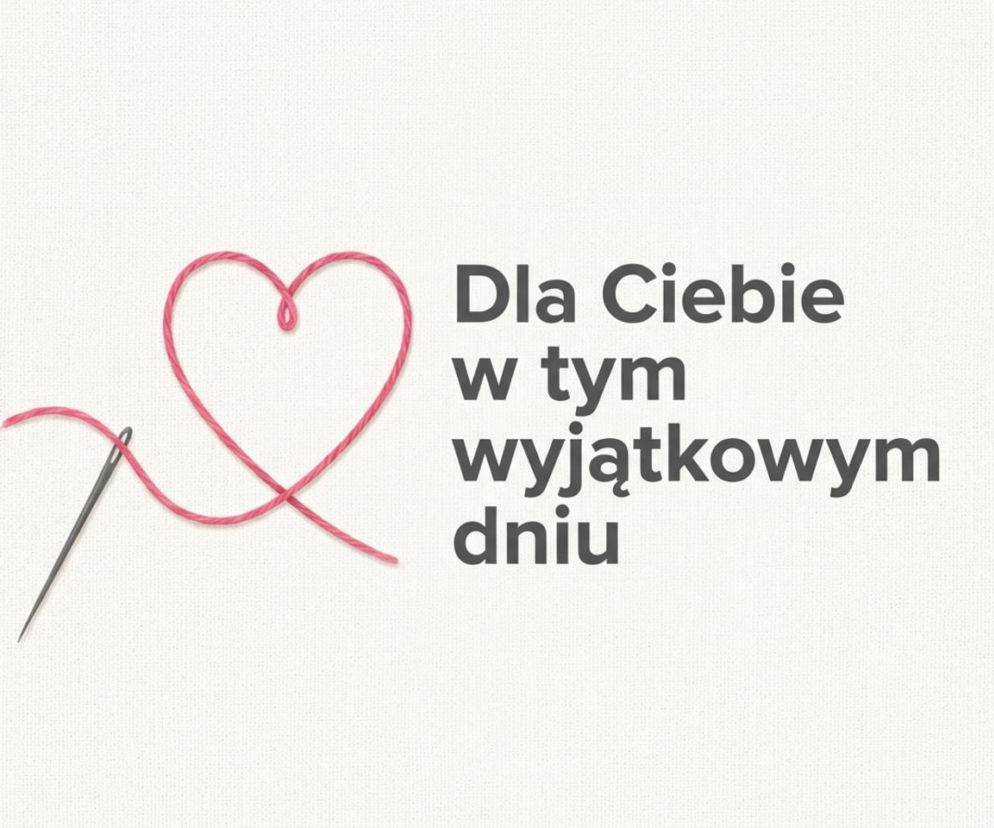 Haftowane serce na Dzień Kobiet