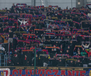 Kibice na meczu Piast Gliwice - Legia Warszawa