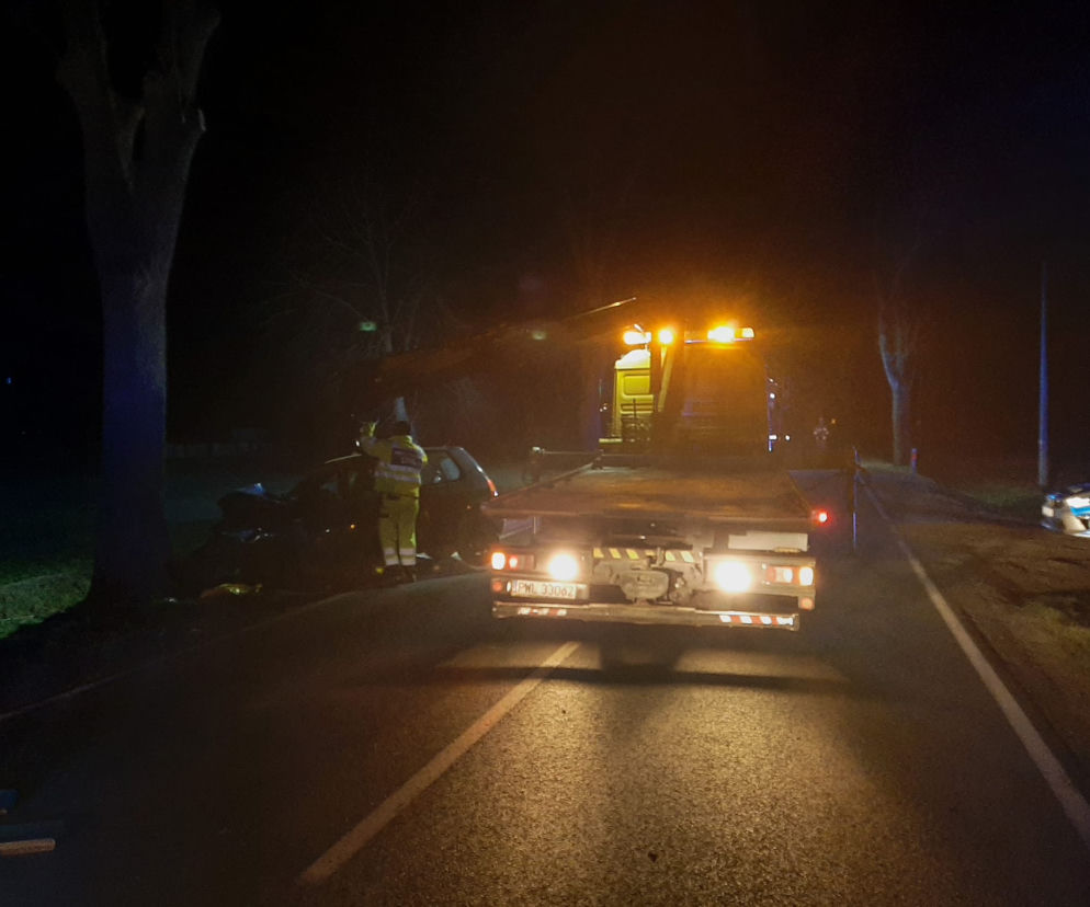 Paskudny wypadek w Wielkopolsce. Nie żyje kierowca 