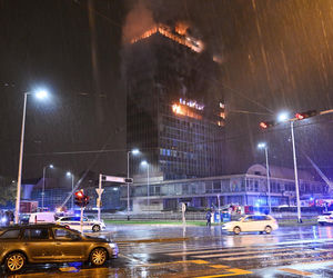 W wyniku pożaru niemal doszczętnie spłonął słynny wieżowiec w centrum Zagrzebia
