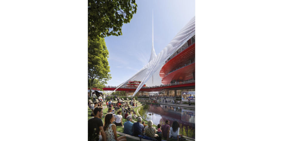 Projekt nowego stadionu Manchesteru United "Old Trafford"