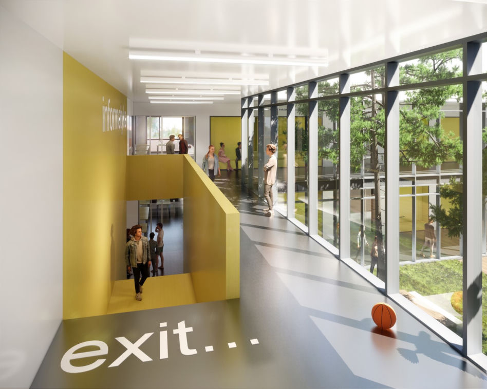 Liceum w Wesołej projektu plus3-architekci