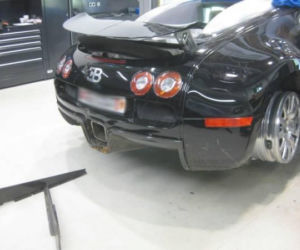 Rozbite Bugatti Veyron