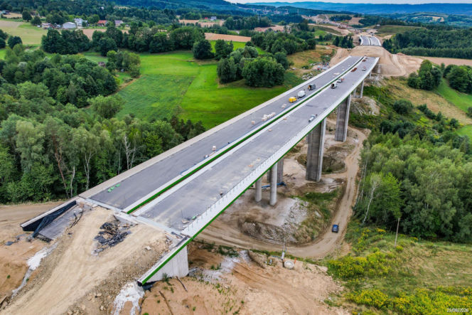 Budowa drogi S19. Najwyższa estakada w Polsce