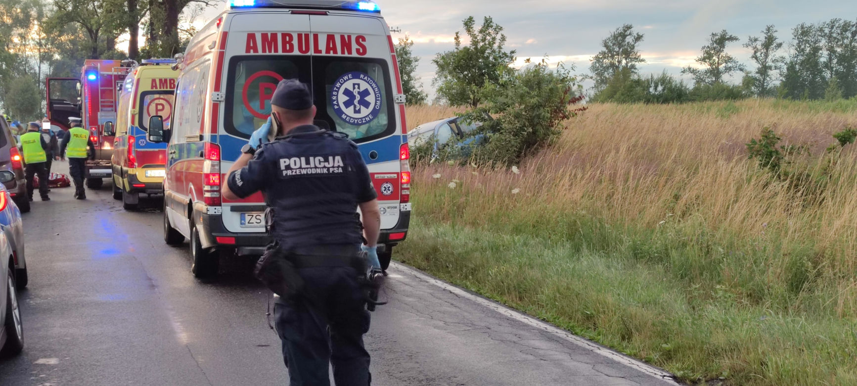 Wypadek w pobliżu Drawska Pomorskiego