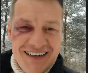 M jak miłość. Marcin Mroczek (Piotrek) na planie