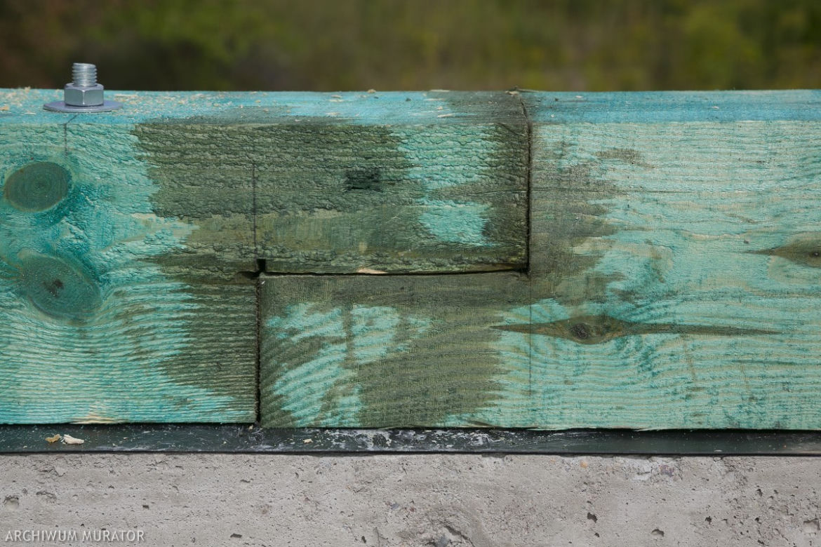 Murłata -  łączenie 