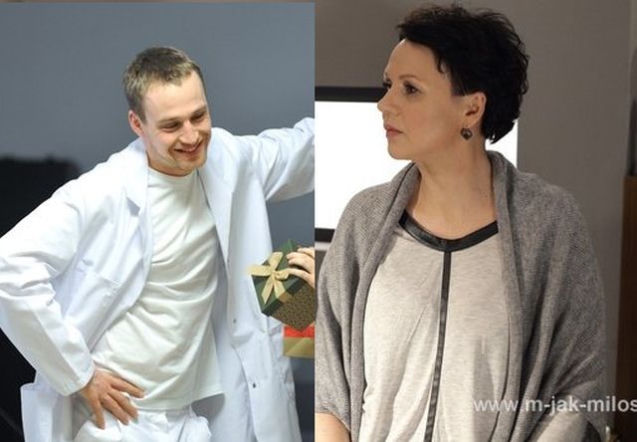 M jak miłość Wojtek (Mateusz Janicki), Marysia (Małgorzata Pieńkowska)