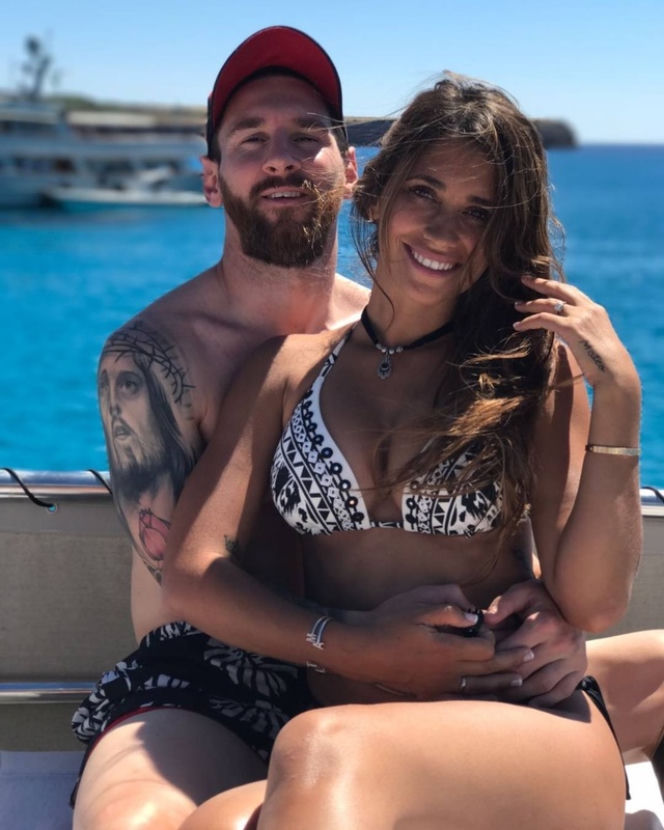 Lionel Messi, Antonella Roccuzzo, Ibiza