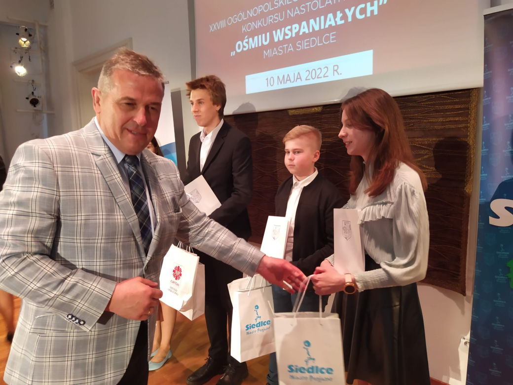 Laureaci i wyróżnieni w konkursie "Ośmiu Wspaniałych" w Siedlcach w 2022 roku - fotorelacja