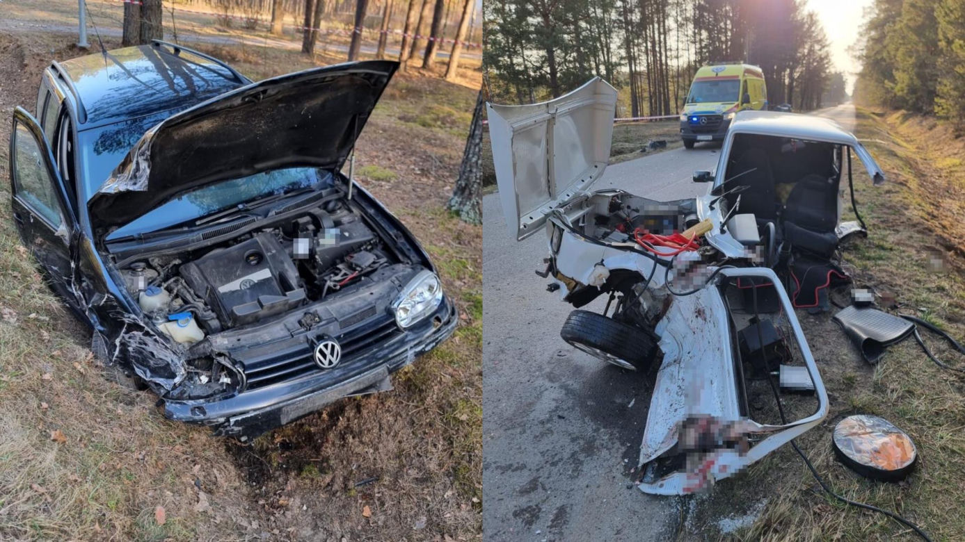 Wypadek w pow biłgorajskim