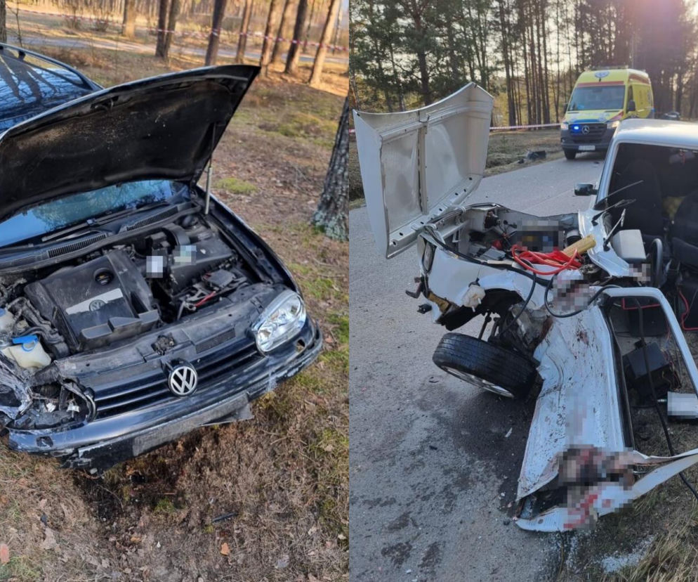 Wypadek w pow biłgorajskim