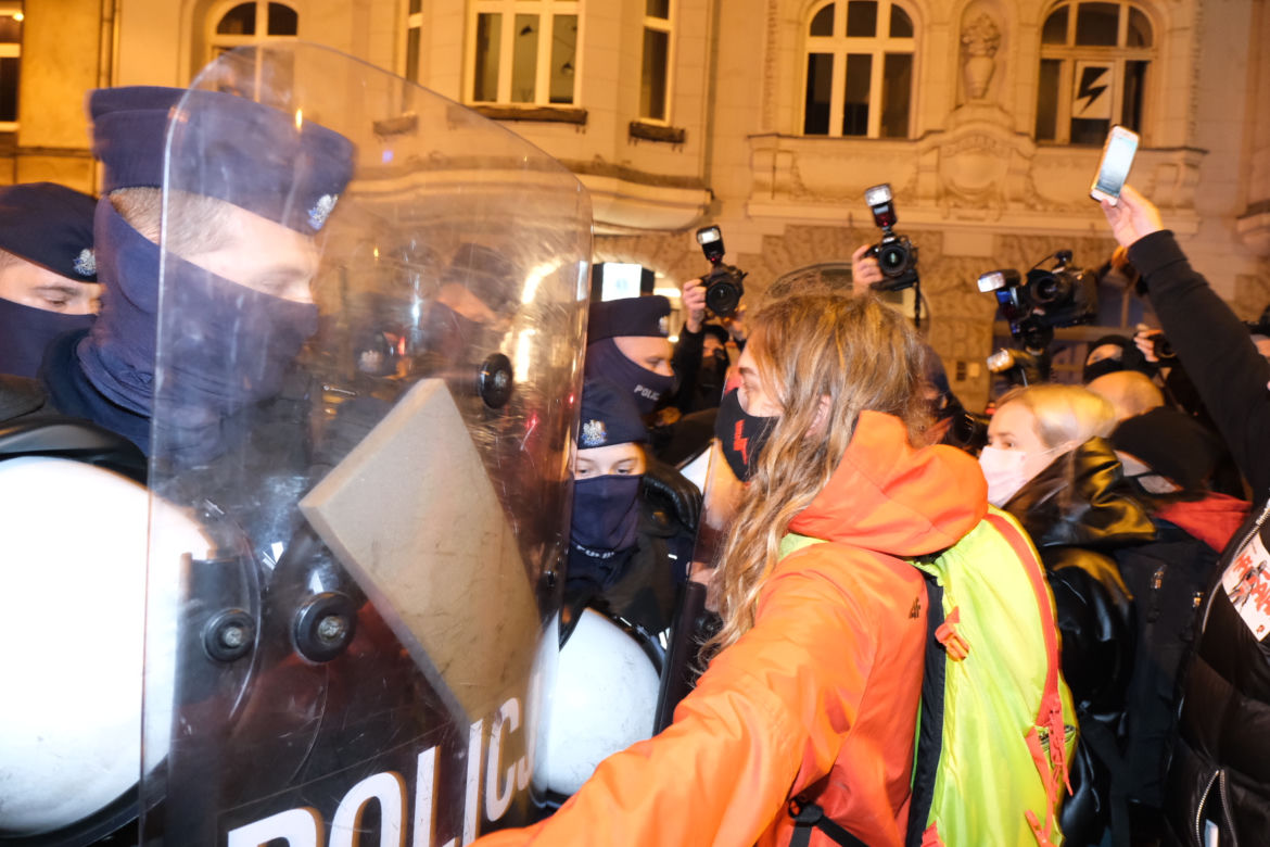 Blokada Sejmu przez Ogólnopolski Strajk Kobiet