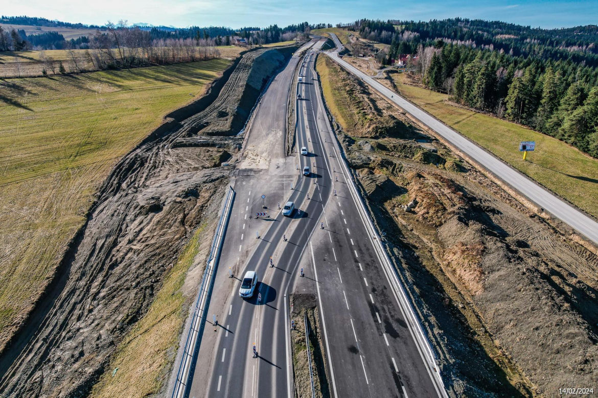 Budowa zakopianki DK 47 Rdzawka - Nowy Targ