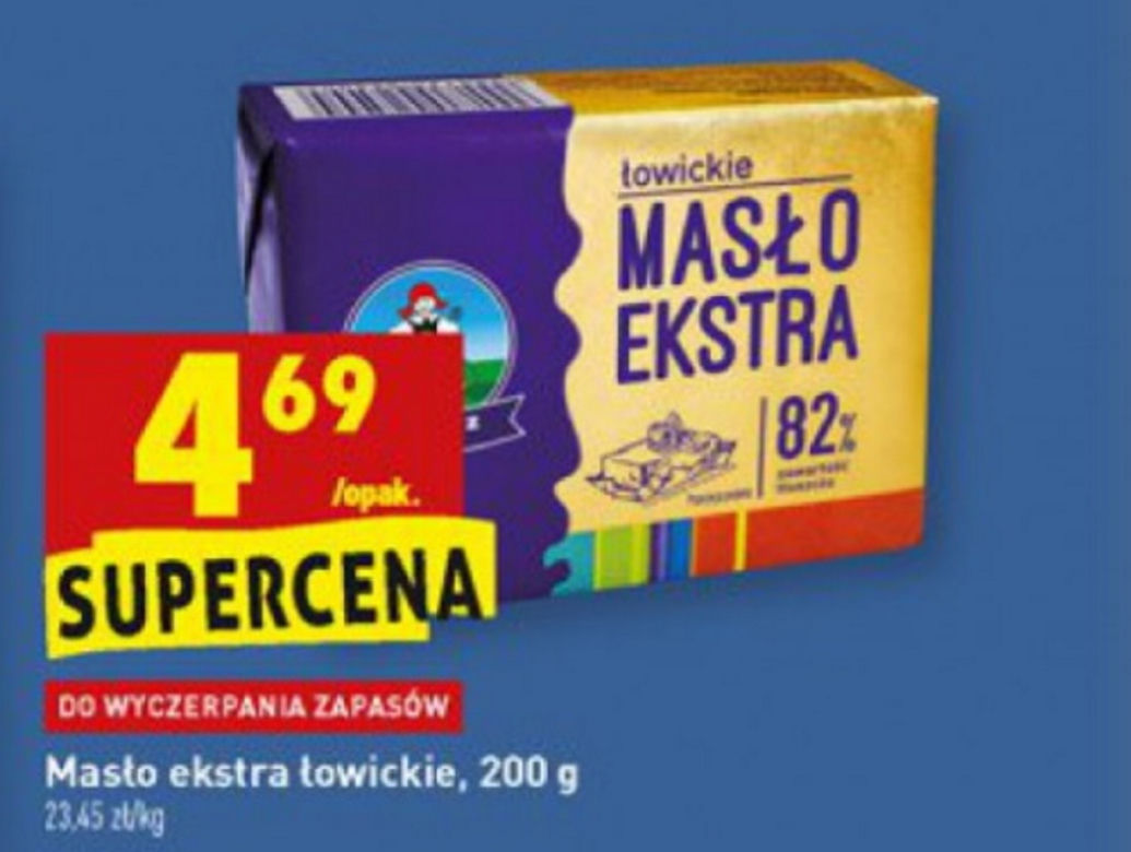 masło łowickie 4,69 zł