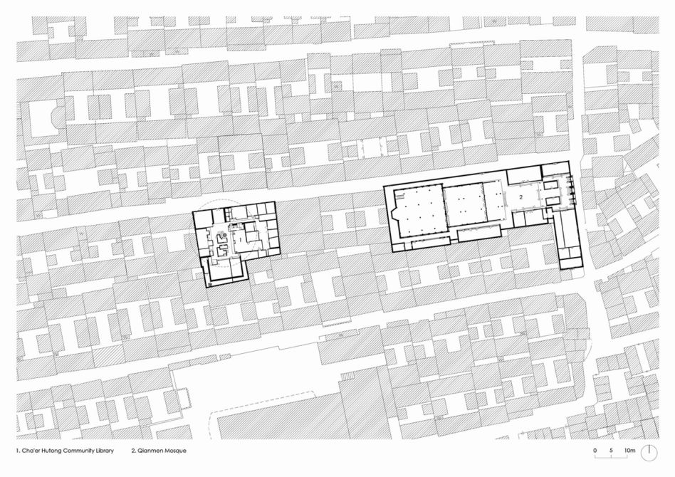 Architektura Chin - centrum lokalne w Pekinie
