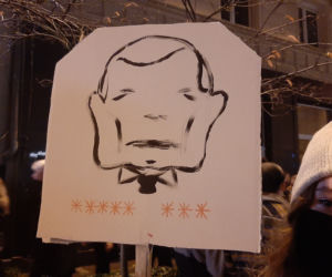 Niedzielny protest w centrum Poznania