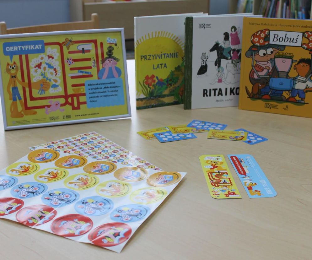 Biblioteczna wyprawka dla małych czytelników. Biblioteka w Ostrzeszowie ogłasza kolejną odsłonę akcji „Mała książka - wielki człowiek”